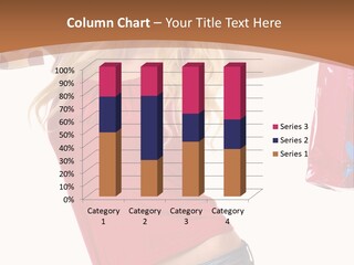 Isolated Fashion Smile PowerPoint Template