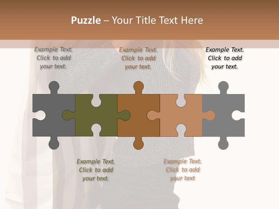 Hold Look Christmas PowerPoint Template