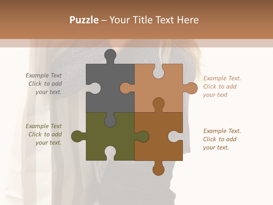 Hold Look Christmas PowerPoint Template