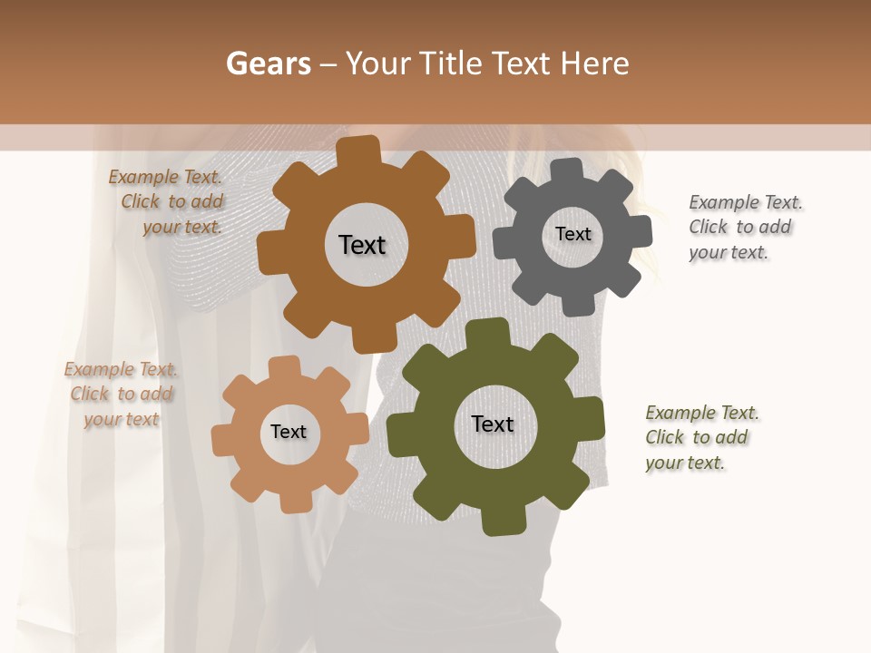 Hold Look Christmas PowerPoint Template