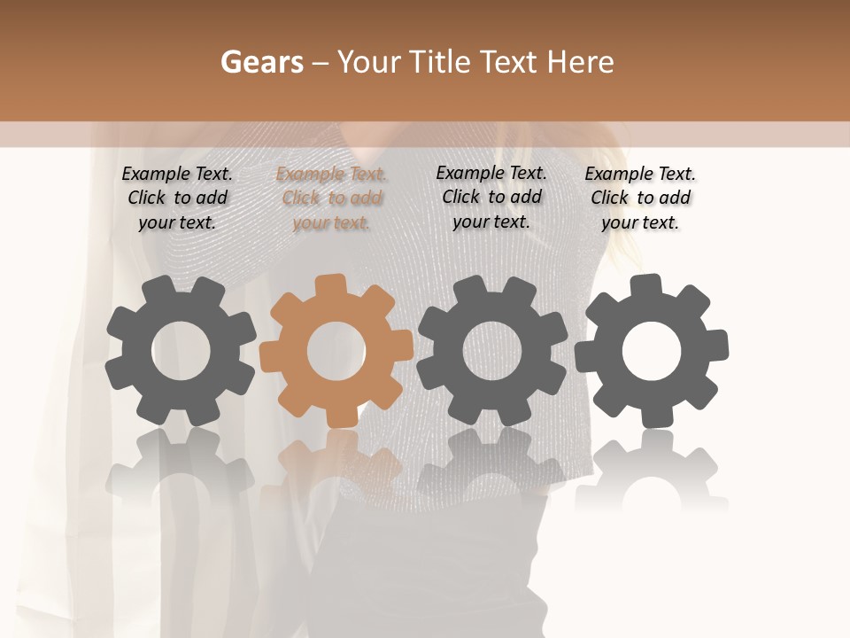 Hold Look Christmas PowerPoint Template