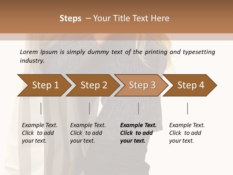 Hold Look Christmas PowerPoint Template