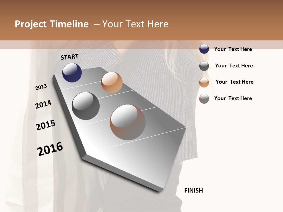 Hold Look Christmas PowerPoint Template