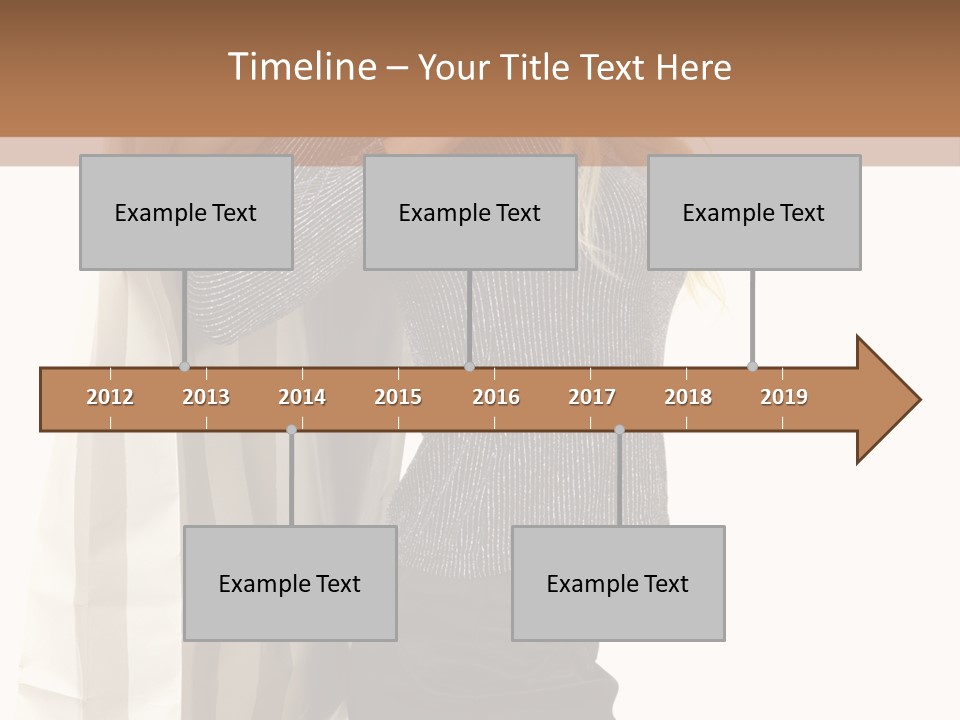 Hold Look Christmas PowerPoint Template