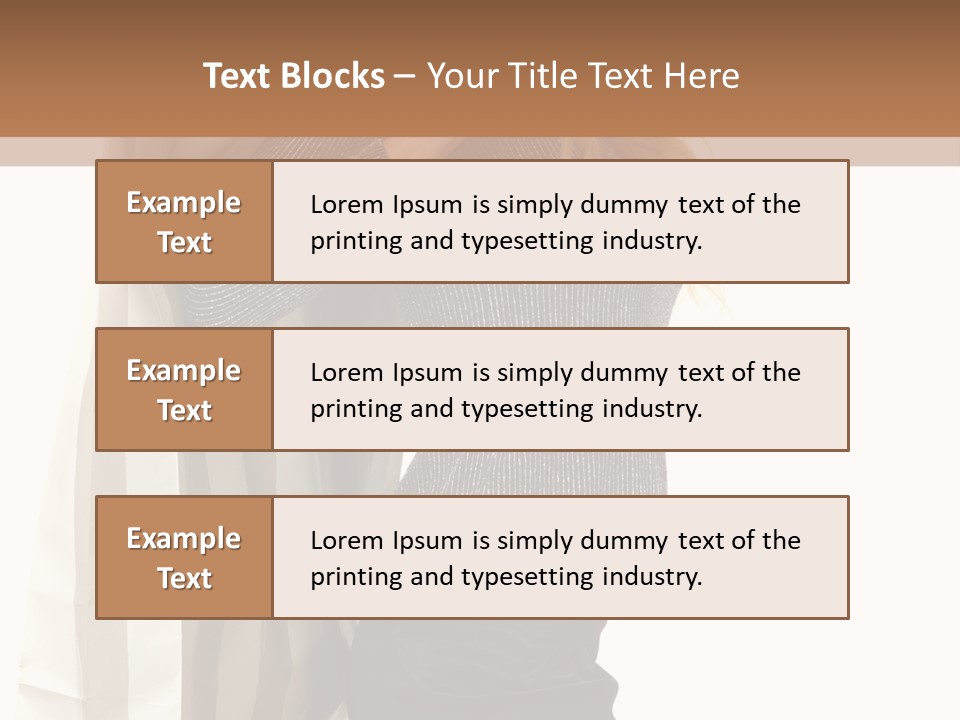 Hold Look Christmas PowerPoint Template