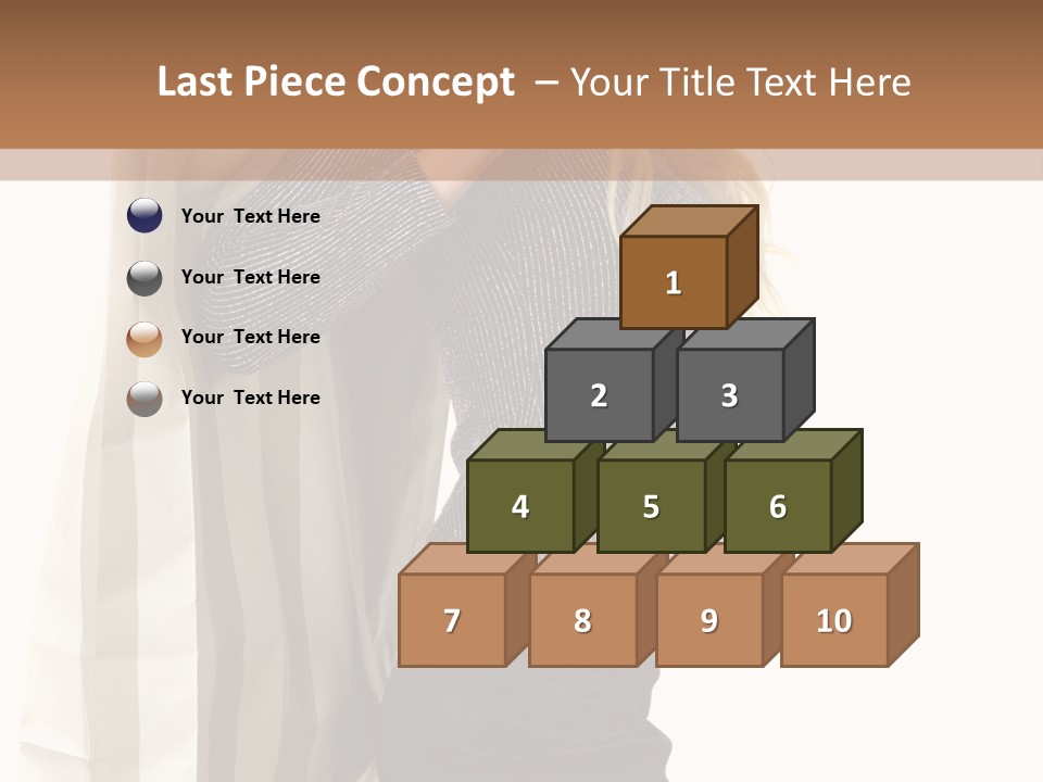 Hold Look Christmas PowerPoint Template