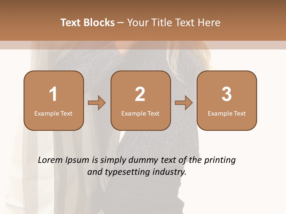 Hold Look Christmas PowerPoint Template