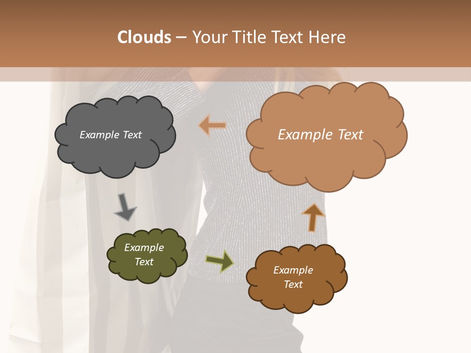 Hold Look Christmas PowerPoint Template