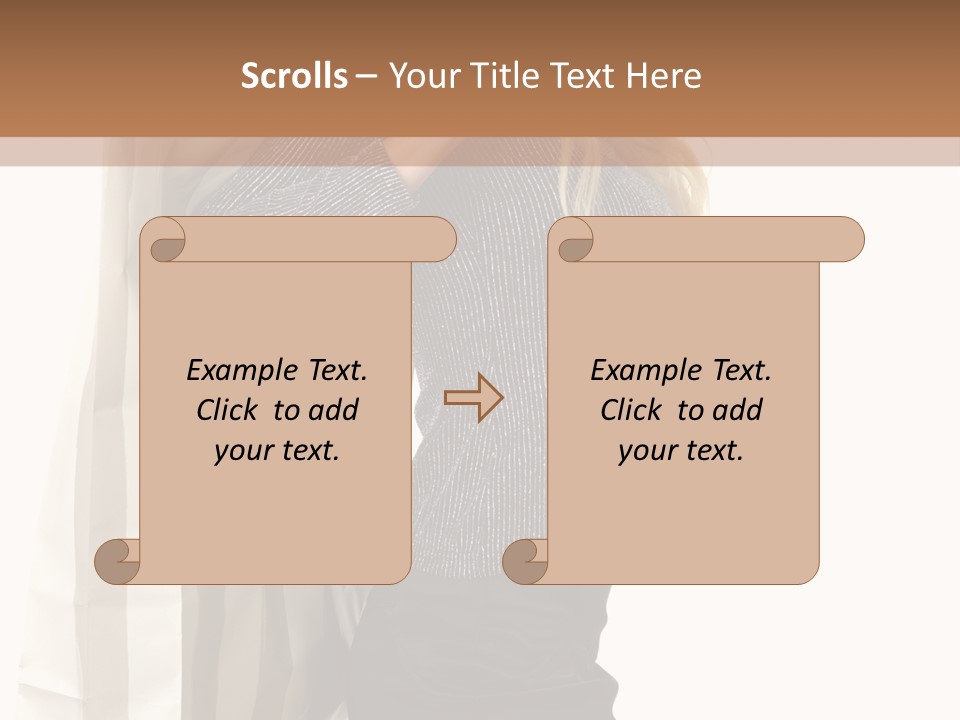 Hold Look Christmas PowerPoint Template