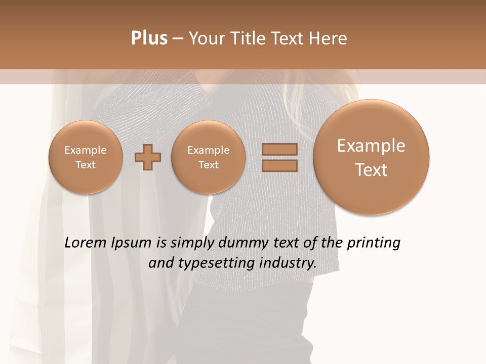 Hold Look Christmas PowerPoint Template