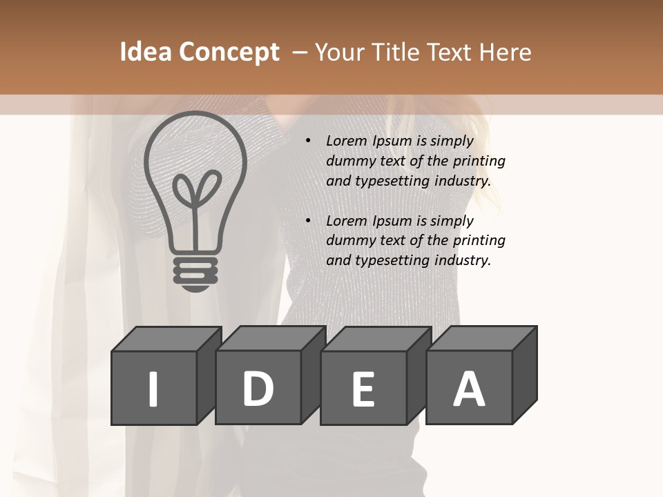 Hold Look Christmas PowerPoint Template