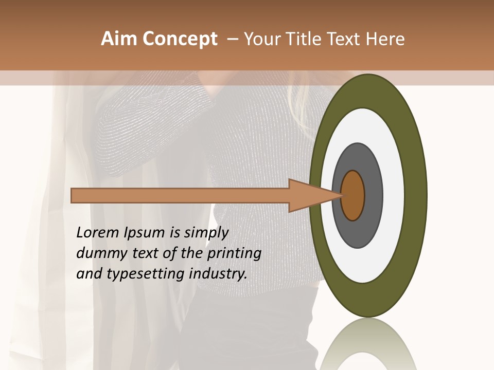 Hold Look Christmas PowerPoint Template