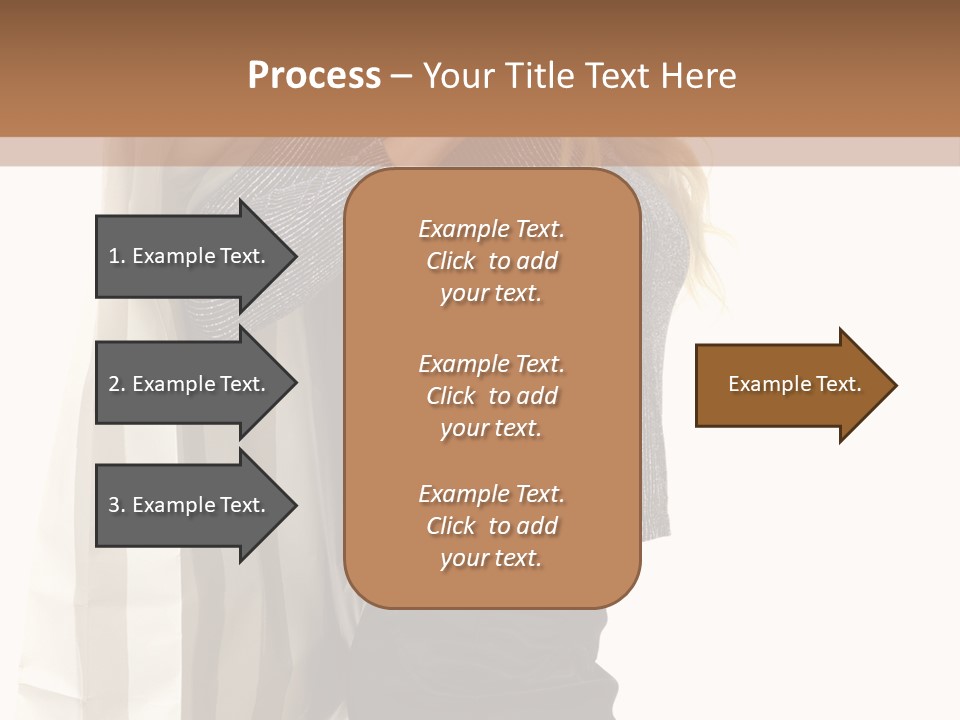 Hold Look Christmas PowerPoint Template
