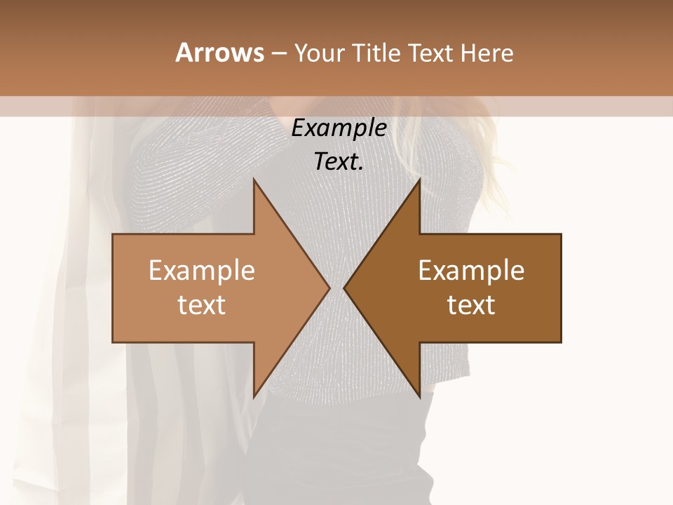 Hold Look Christmas PowerPoint Template
