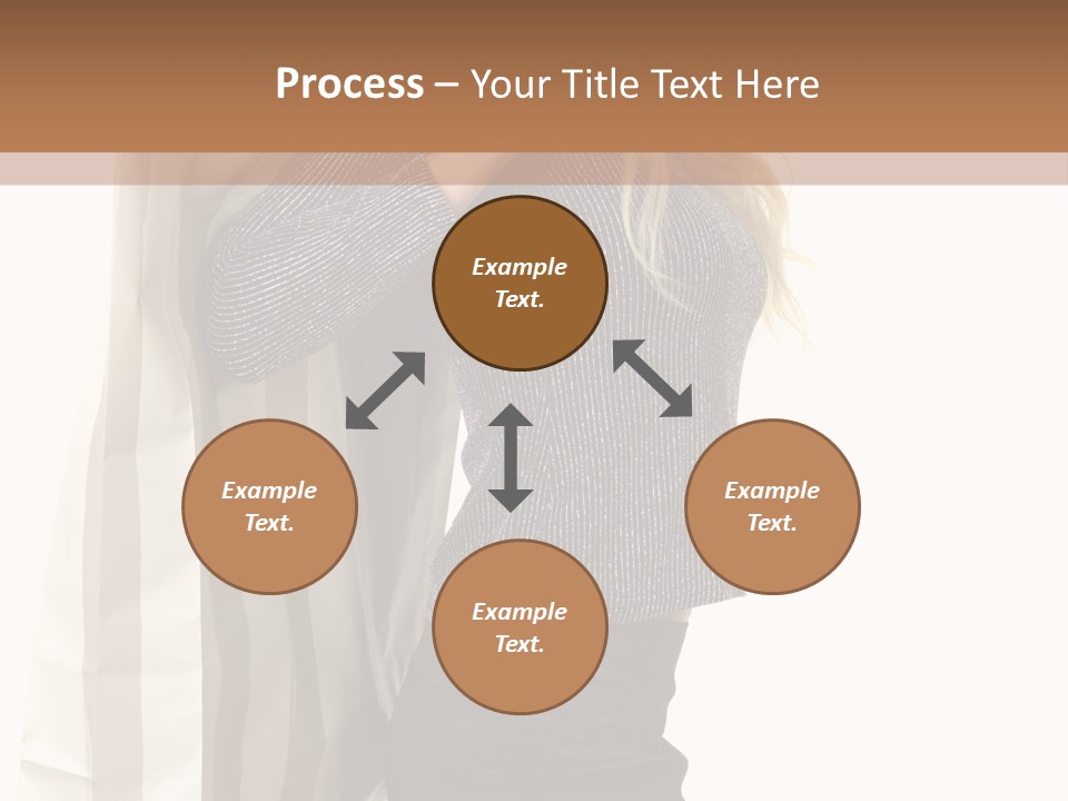 Hold Look Christmas PowerPoint Template