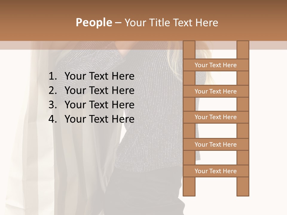 Hold Look Christmas PowerPoint Template