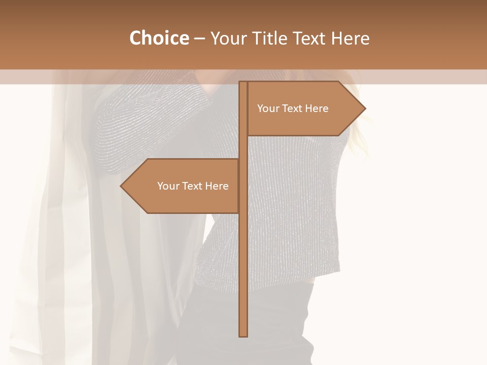 Hold Look Christmas PowerPoint Template