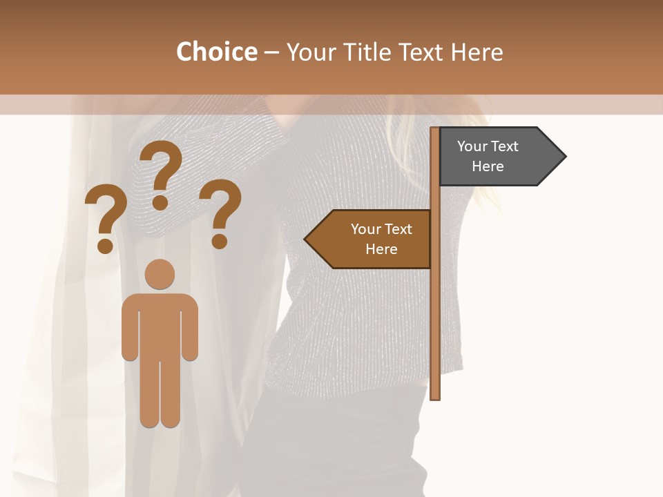 Hold Look Christmas PowerPoint Template