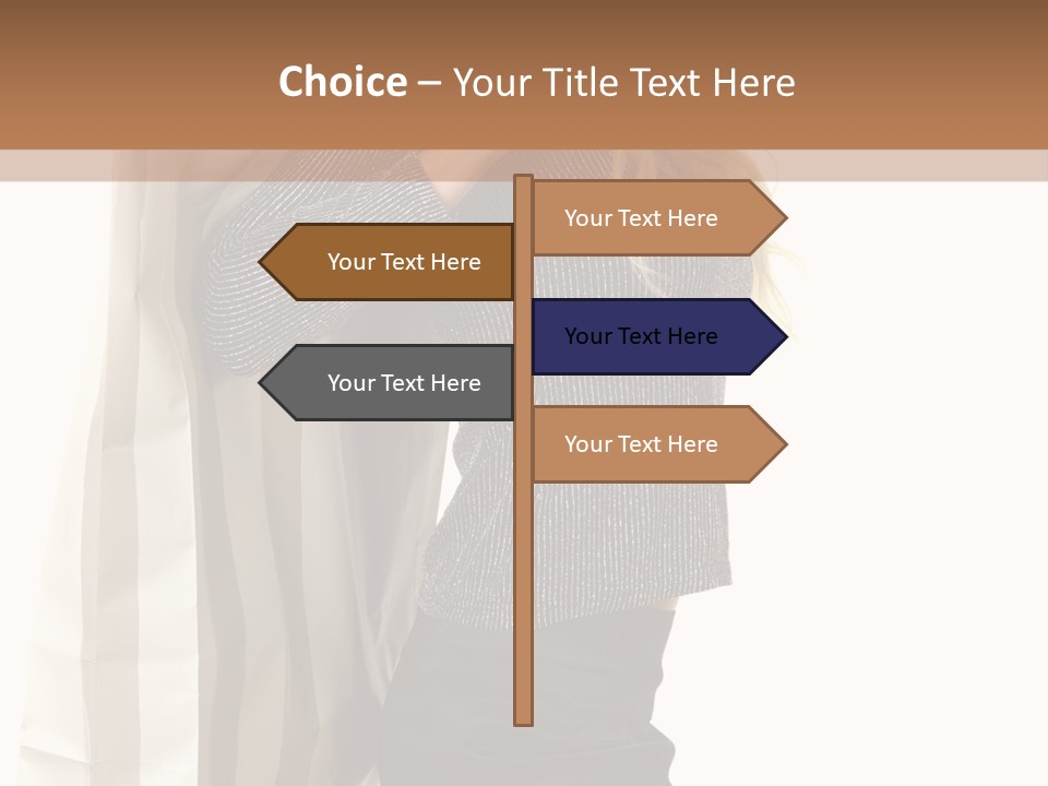 Hold Look Christmas PowerPoint Template
