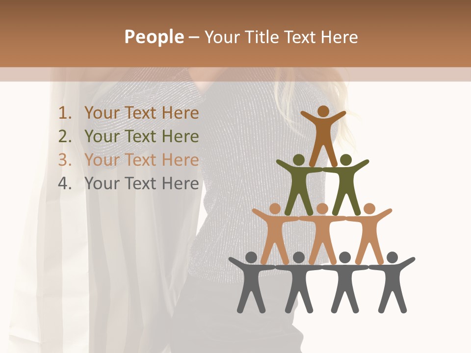 Hold Look Christmas PowerPoint Template