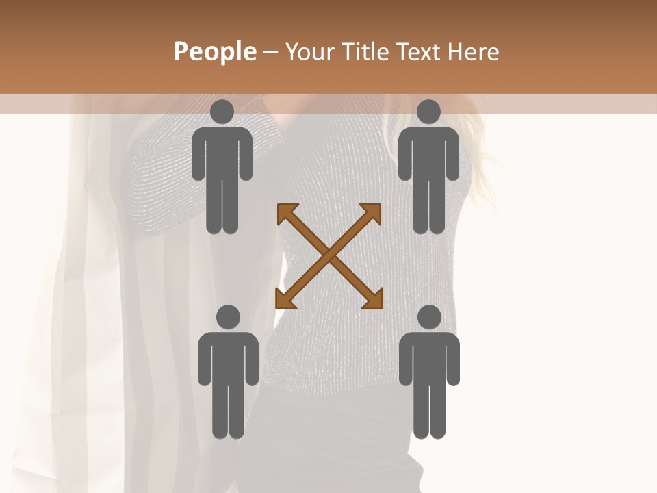 Hold Look Christmas PowerPoint Template