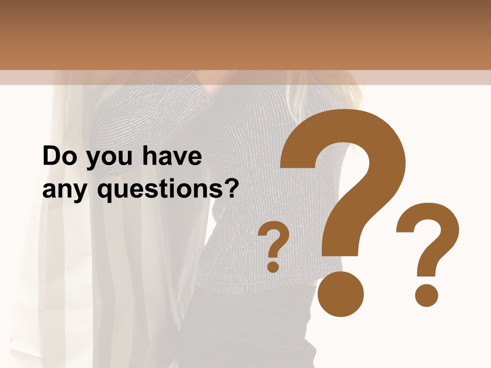 Hold Look Christmas PowerPoint Template