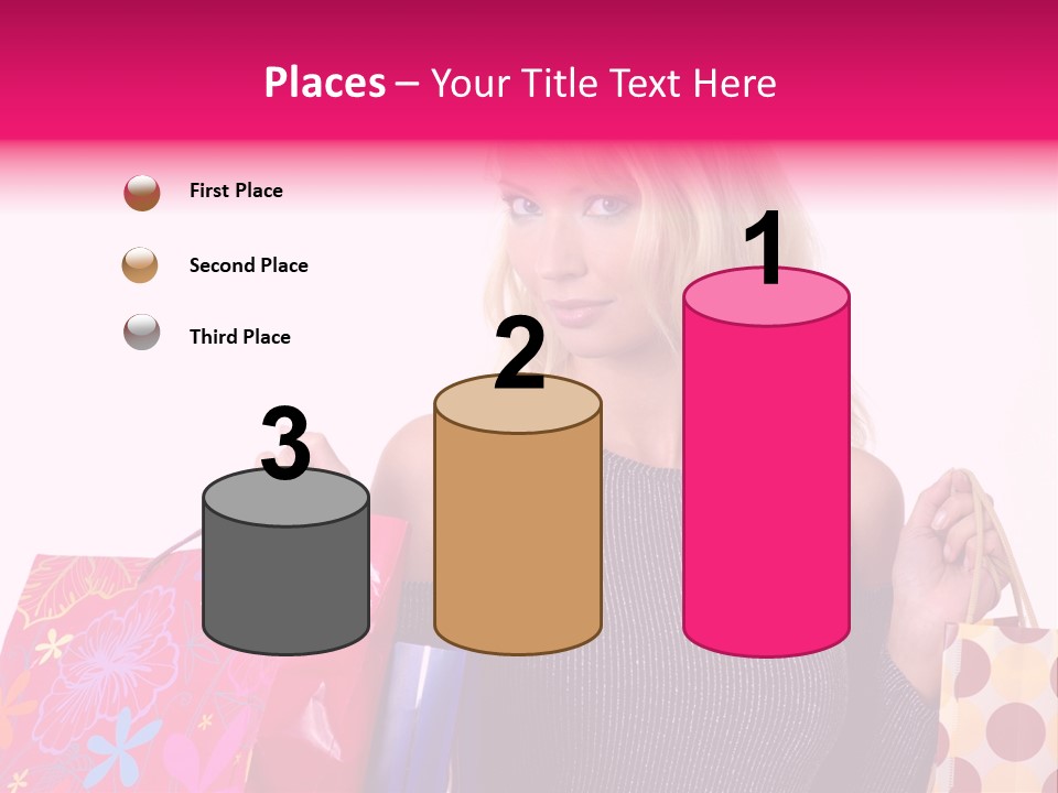 Present Buying Laugh PowerPoint Template