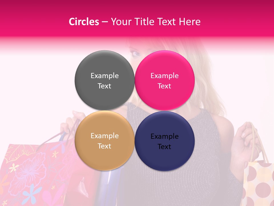 Present Buying Laugh PowerPoint Template