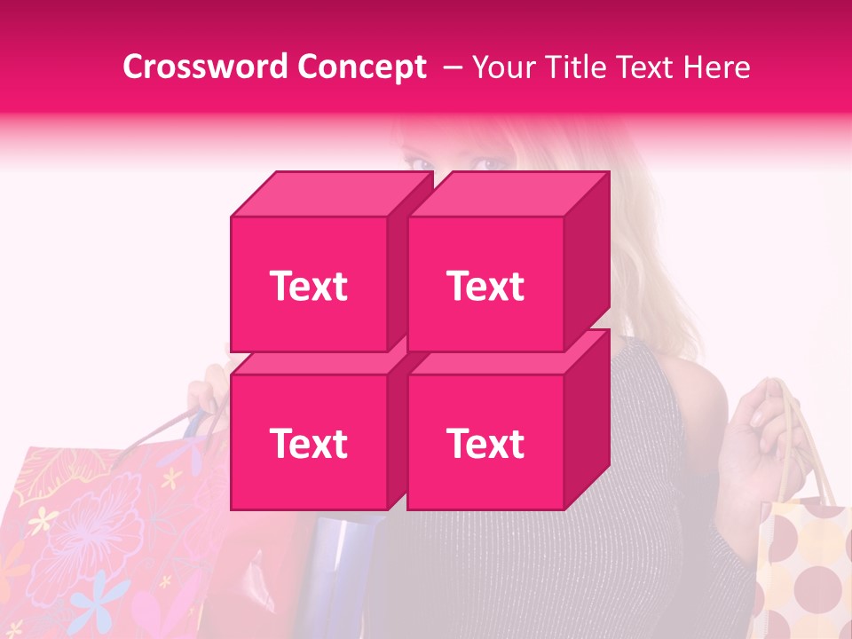 Present Buying Laugh PowerPoint Template