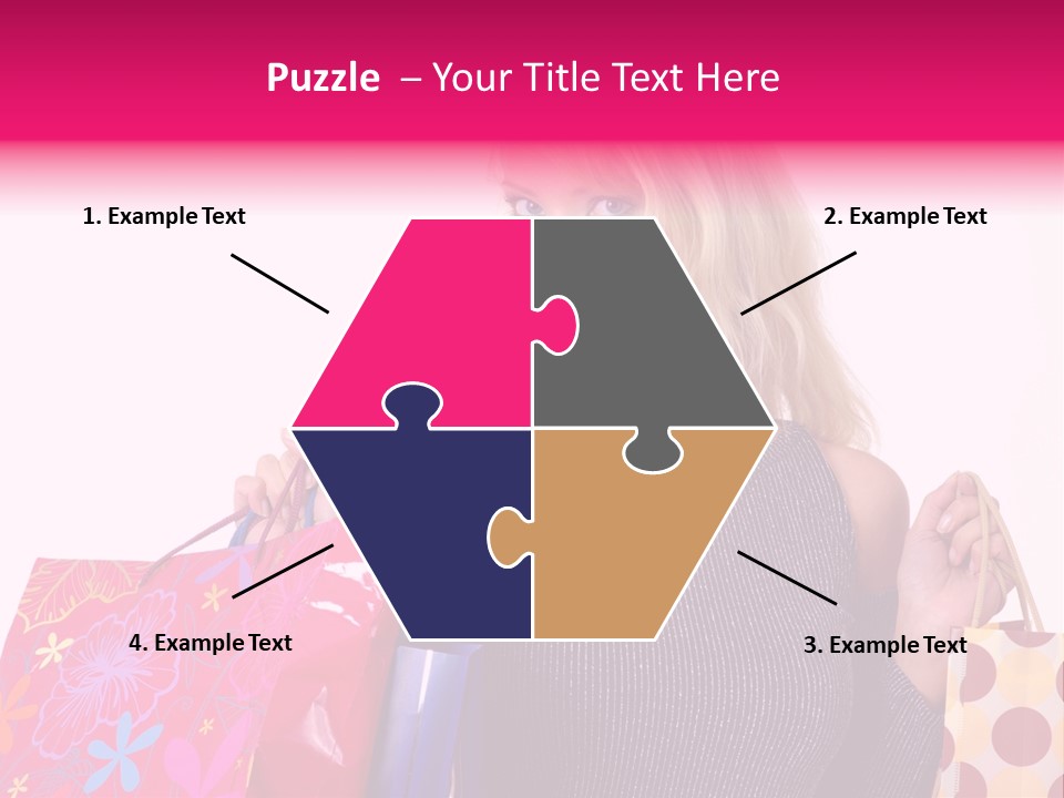 Present Buying Laugh PowerPoint Template