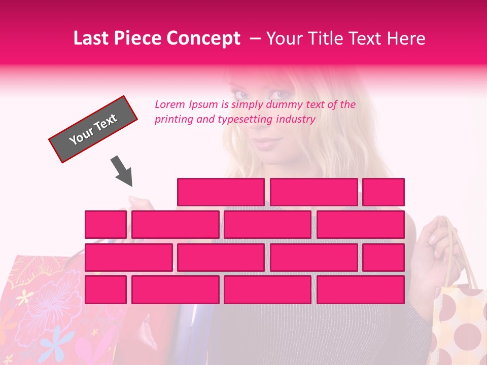 Present Buying Laugh PowerPoint Template