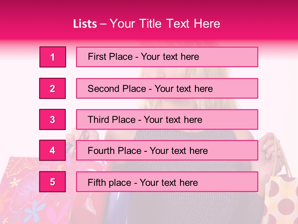 Present Buying Laugh PowerPoint Template