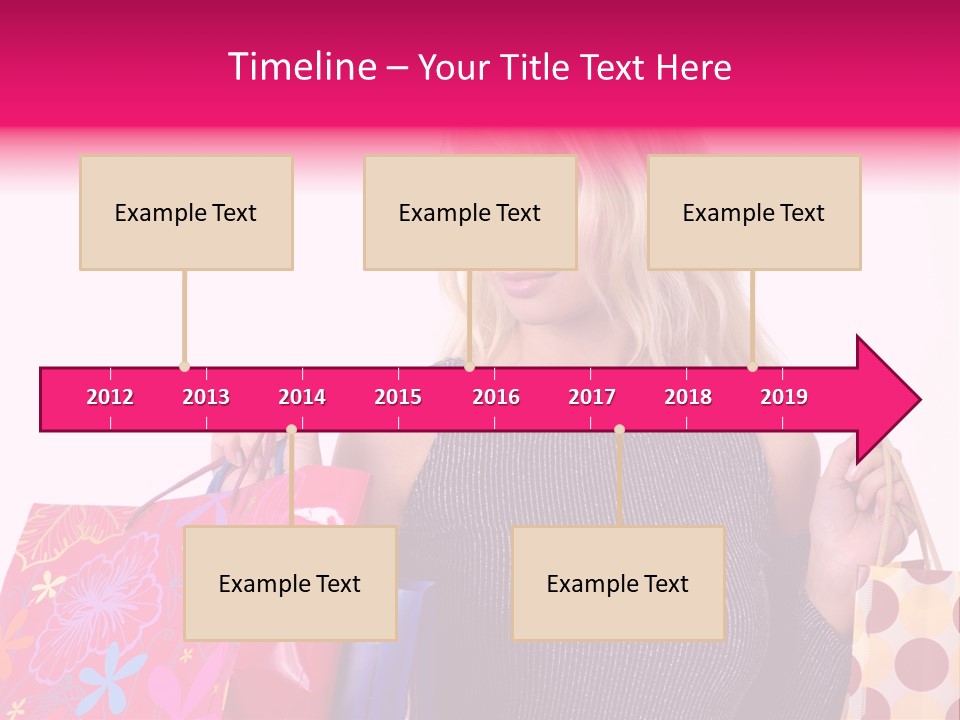 Present Buying Laugh PowerPoint Template