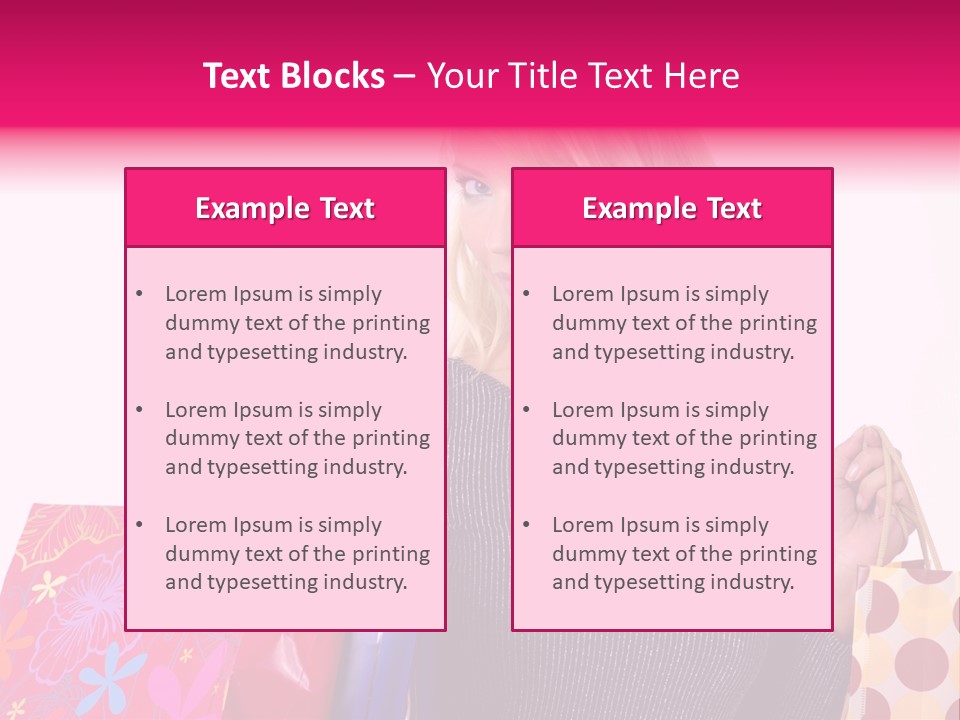 Present Buying Laugh PowerPoint Template