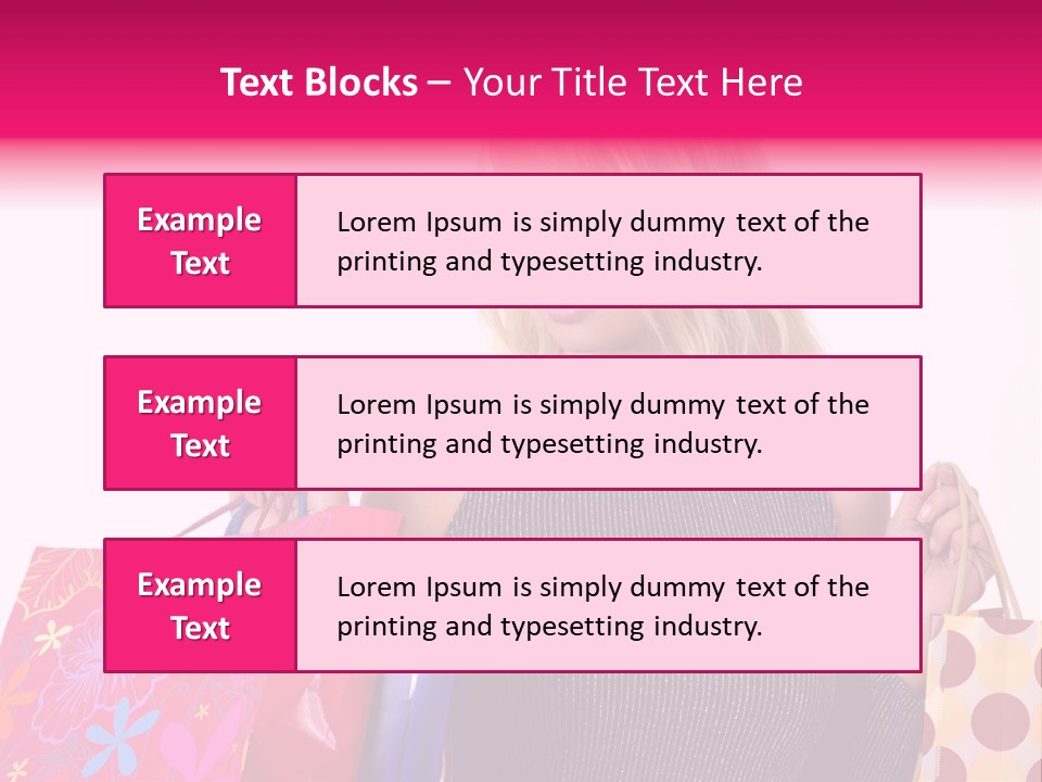 Present Buying Laugh PowerPoint Template