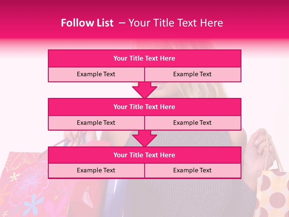 Present Buying Laugh PowerPoint Template