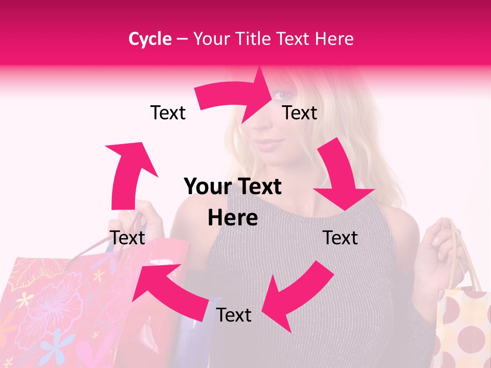 Present Buying Laugh PowerPoint Template