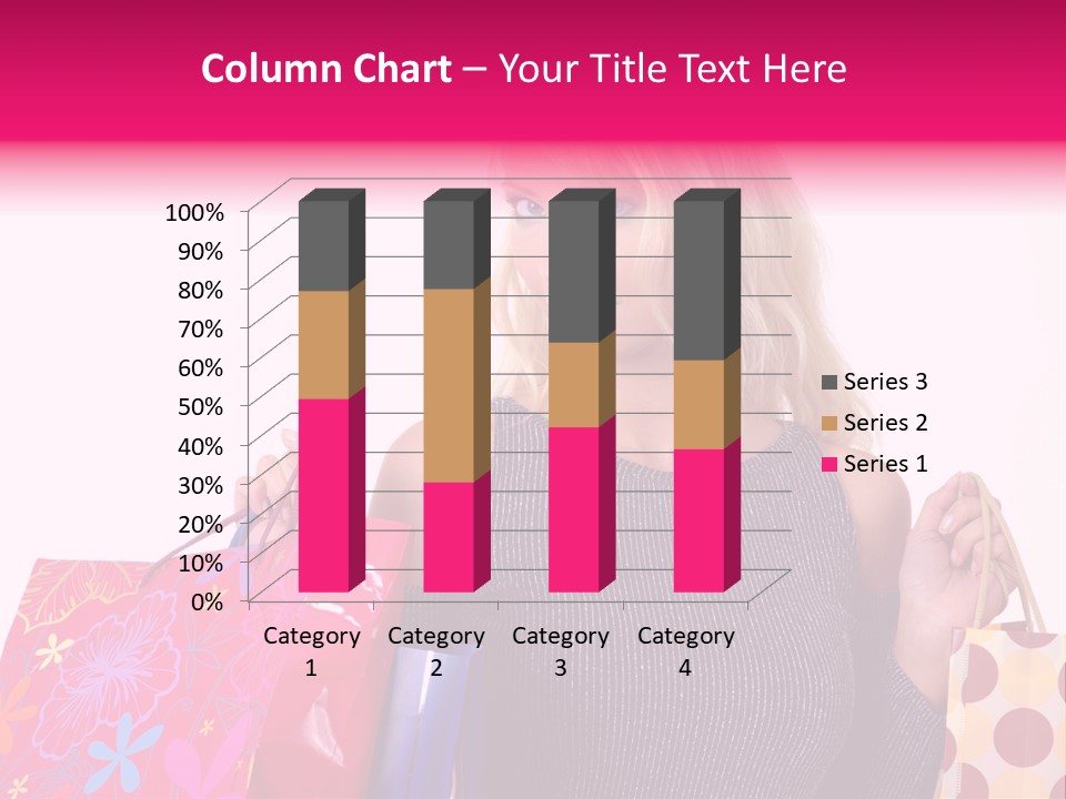 Present Buying Laugh PowerPoint Template