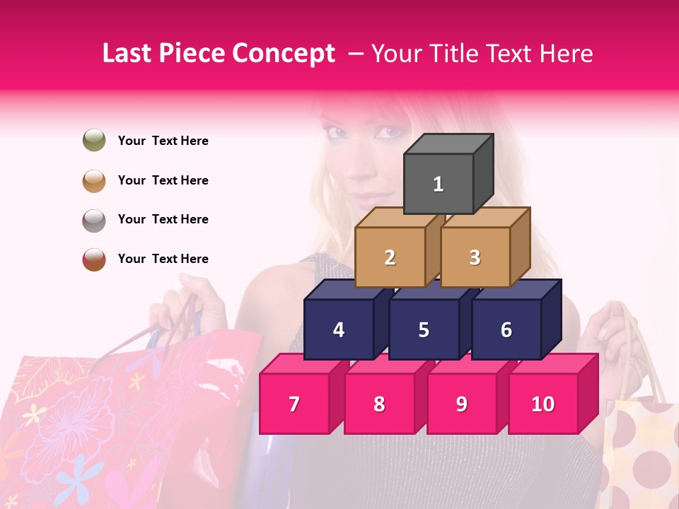 Present Buying Laugh PowerPoint Template