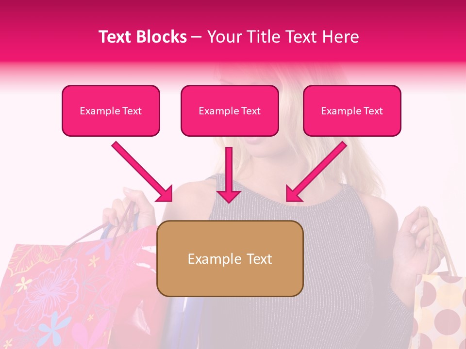 Present Buying Laugh PowerPoint Template