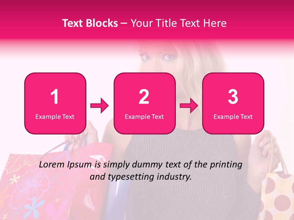 Present Buying Laugh PowerPoint Template