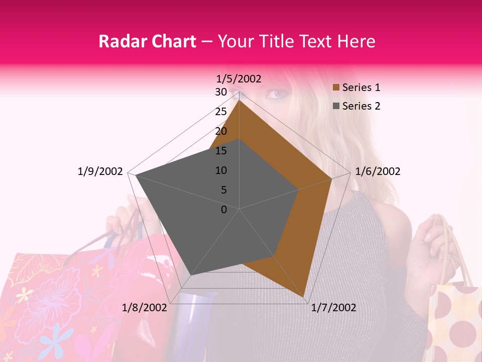 Present Buying Laugh PowerPoint Template