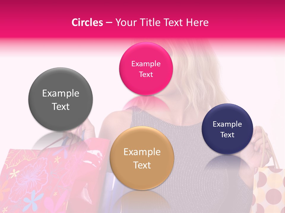 Present Buying Laugh PowerPoint Template