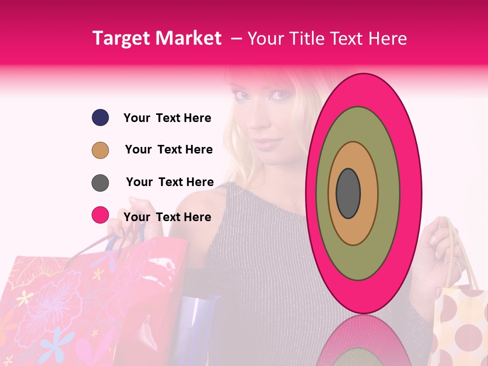 Present Buying Laugh PowerPoint Template