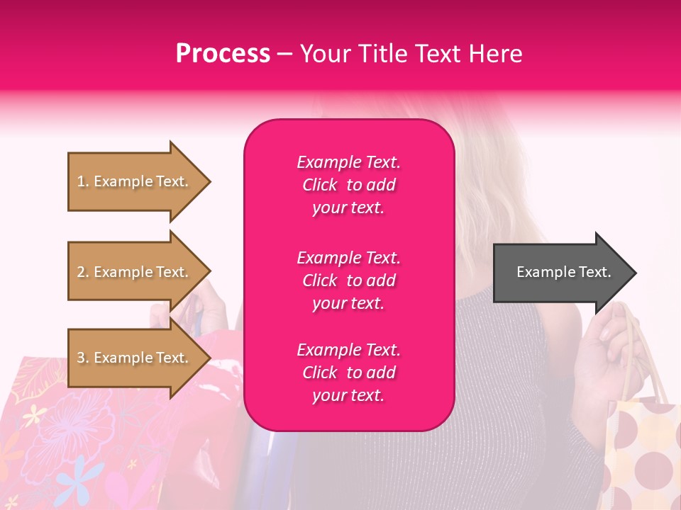 Present Buying Laugh PowerPoint Template