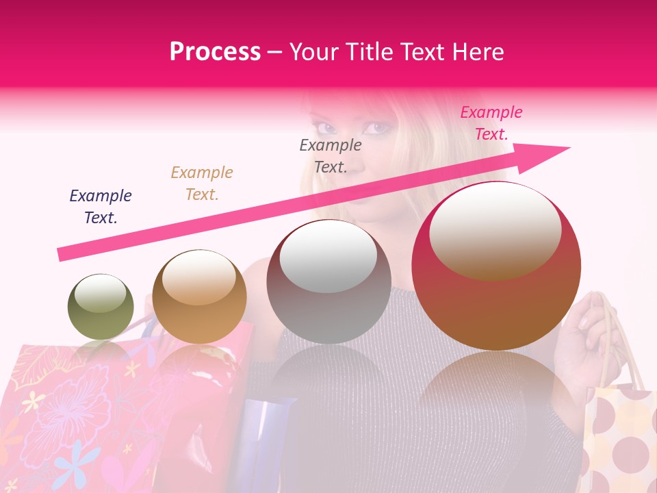 Present Buying Laugh PowerPoint Template