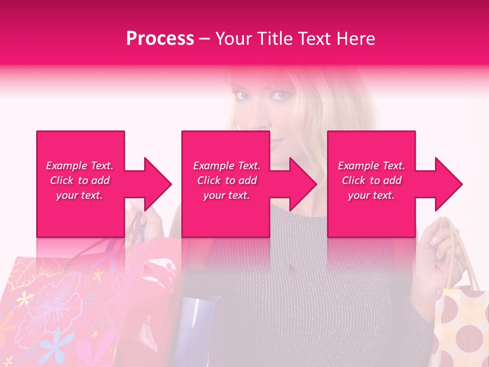 Present Buying Laugh PowerPoint Template