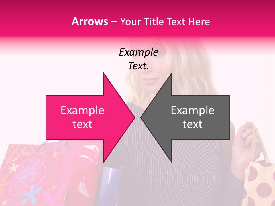 Present Buying Laugh PowerPoint Template