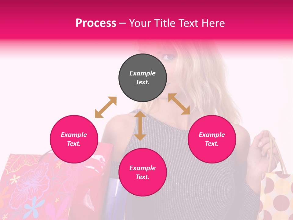 Present Buying Laugh PowerPoint Template