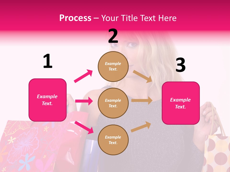 Present Buying Laugh PowerPoint Template